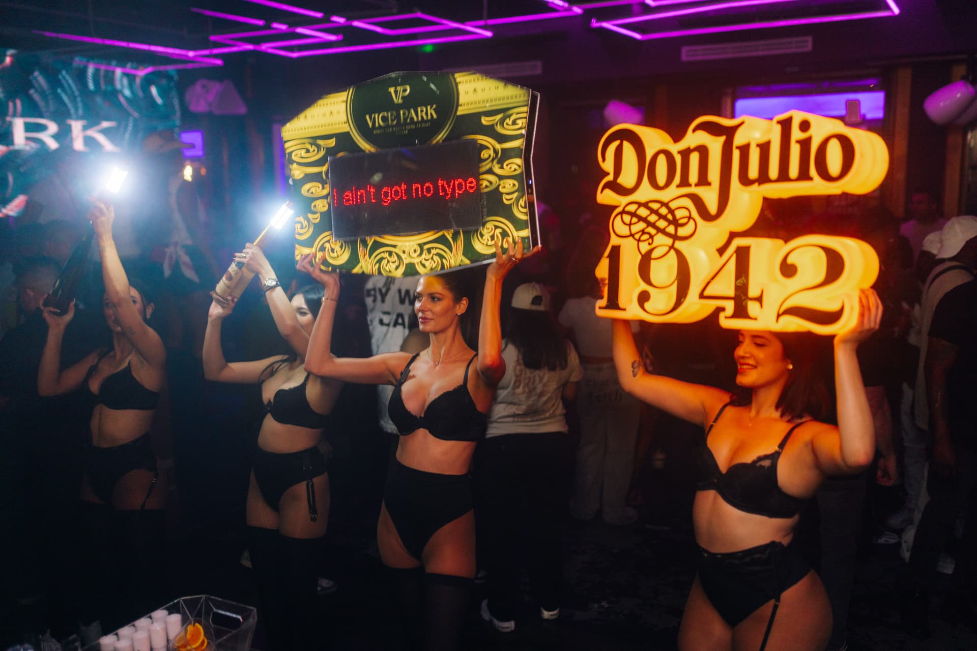 Vice Park bottle service, Don Julio 1942